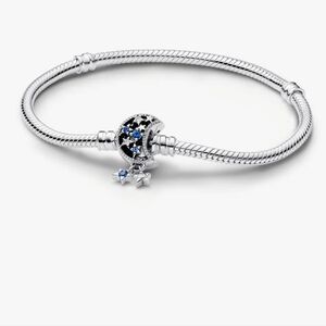 Silver Moon and Star Bracelet PANDORA 9"